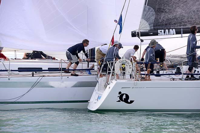 Quokka 8 (Ireland) and Eleuthera (France Red). © Rick Tomlinson / RORC http://www.rorc.org